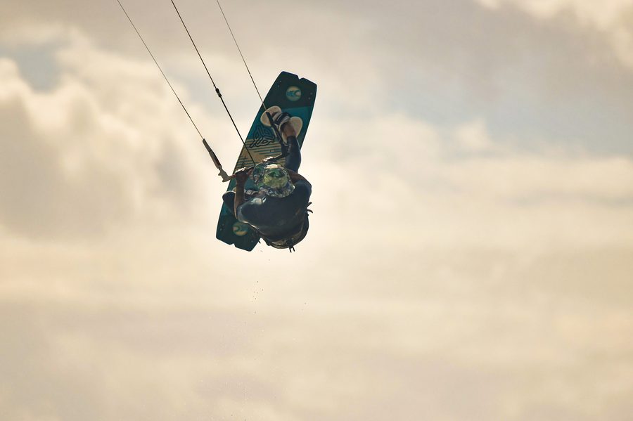 Kitesurf jump Fuerteventura
