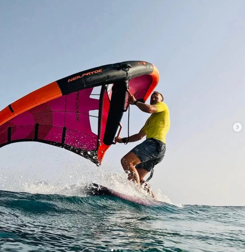 Wingfoil equipment for hire at Shaka Fuerteventura