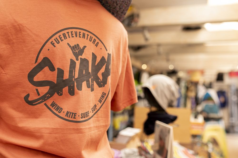 Shaka Fuerteventura branded t-shirt